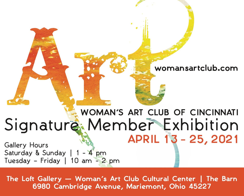 Congratulations to Sheila Fleischer, accepted into the Woman’s Art Club of Cincinnati's Signature Show!!