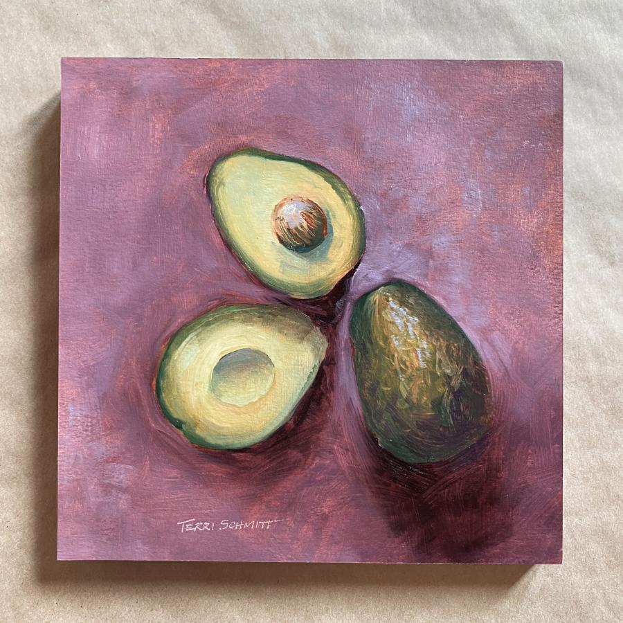 Avocados Painting Terri Schmitt 
