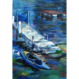 Blue Kayak 305 Print Carol Abbott 