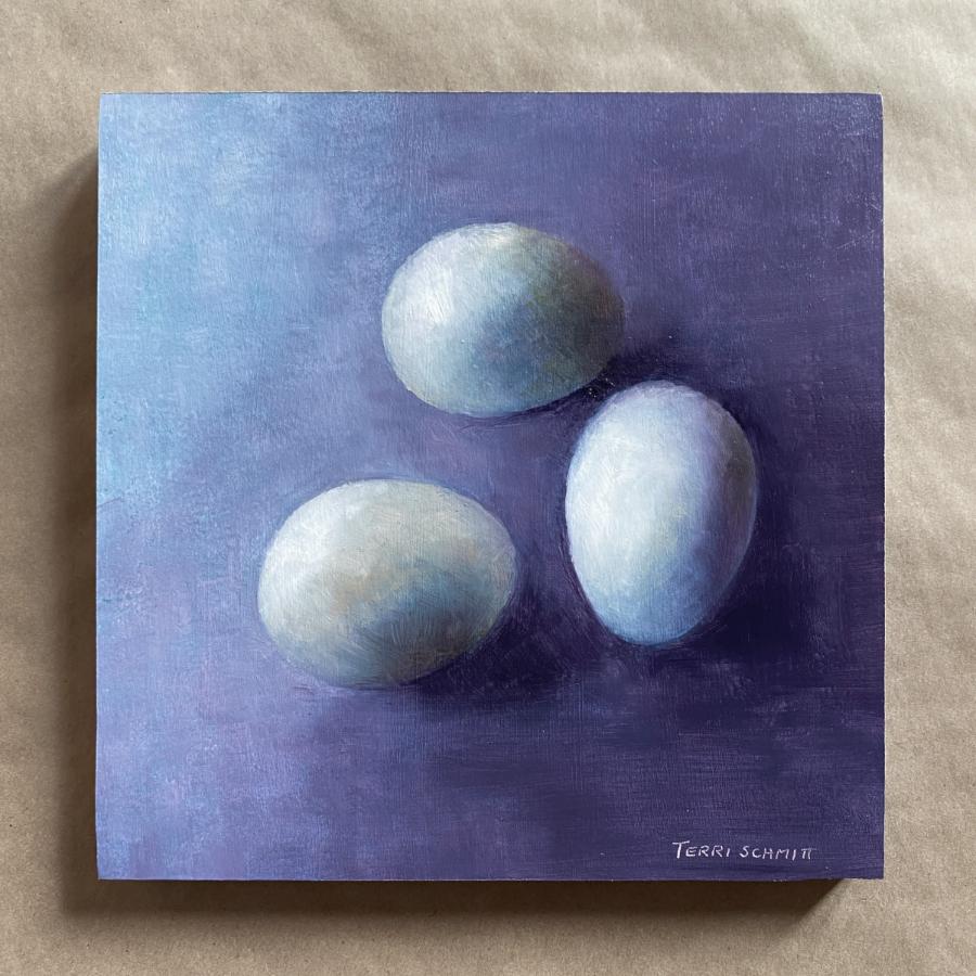 Eggs Painting Terri Schmitt 