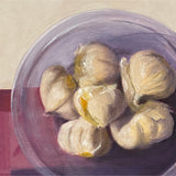 Garlic and Red Onion on Purple Painting Terri Schmitt 