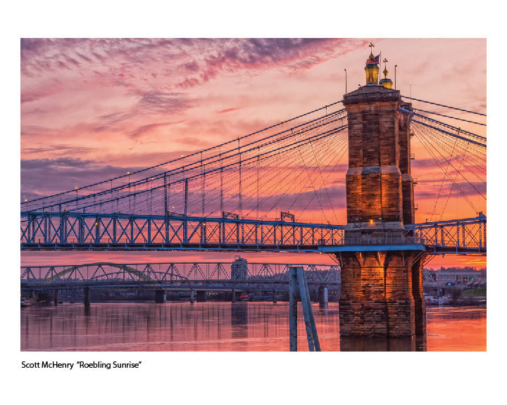 Roebling Sunrise - Holiday Print Collection Scott McHenry 