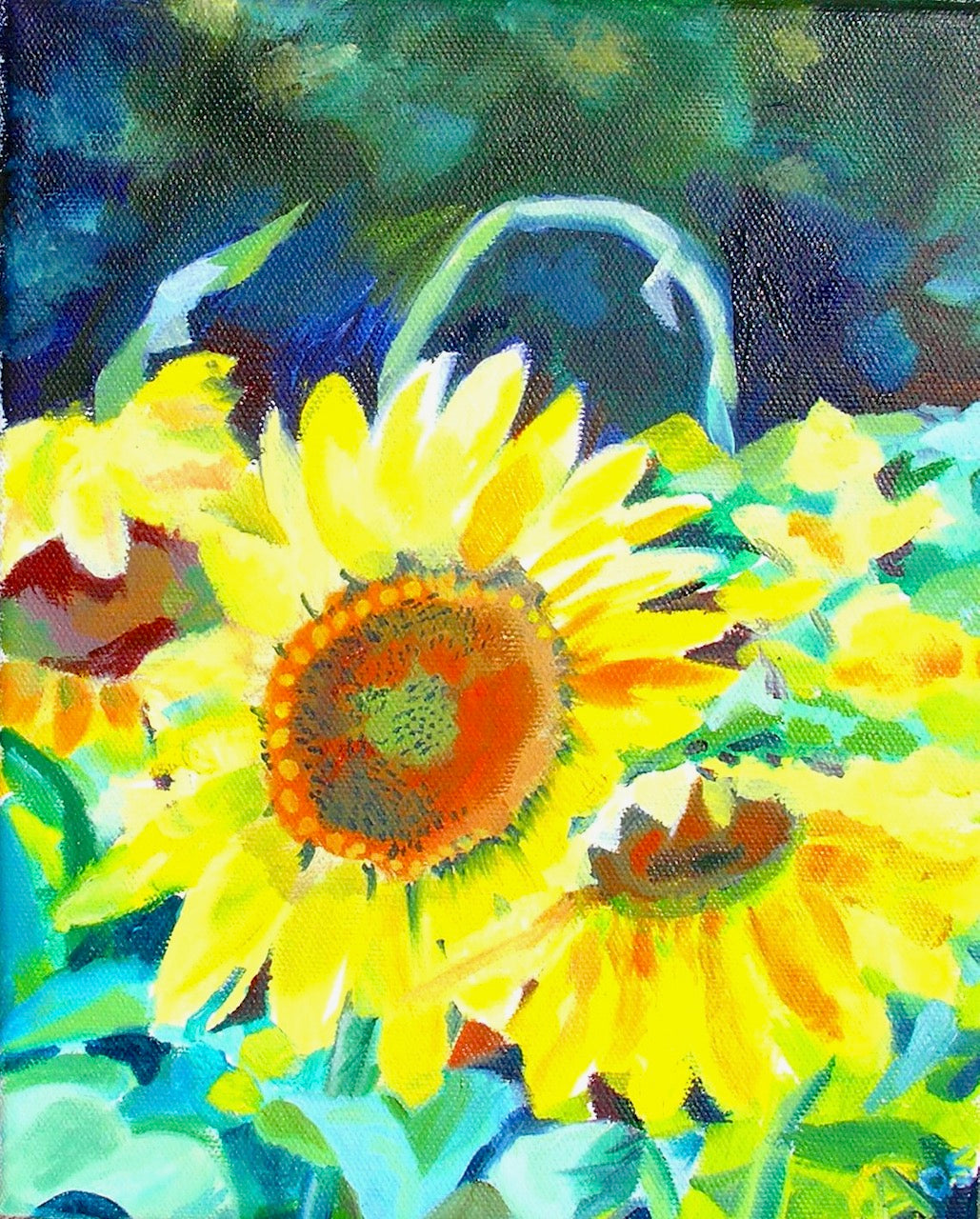 Sunflowers 20 Print Carol Abbott 
