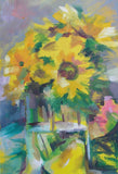 Sunflowers Still Life 201 Print Carol Abbott 
