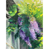 Wisteria in Bloom Painting Alleen Blesi Manning 