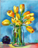 Yellow Tulips 282 Print Carol Abbott 